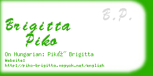 brigitta piko business card